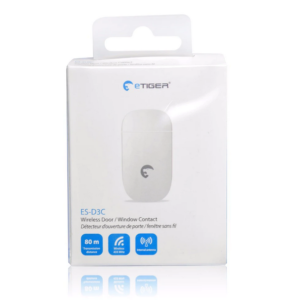 eTiger ES-D3C Détecteur d’ouverture de porte et fenêtre - (liq)