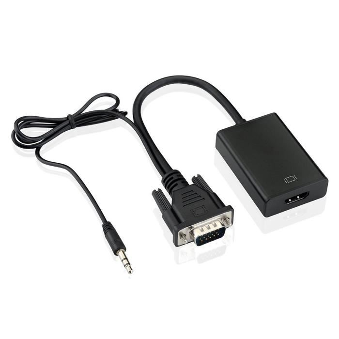 Adapteur VGA + Audio -&gt; HDMI