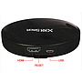 TV Box X88 Smart Android 9.0, avec 4 Go de RAM + 32 Go de ROM,Noir avec Prise EU