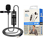 Microphone BOYA M1 Avec Câble 4 m, Micro-cravate pour Conférences et Enregistrements