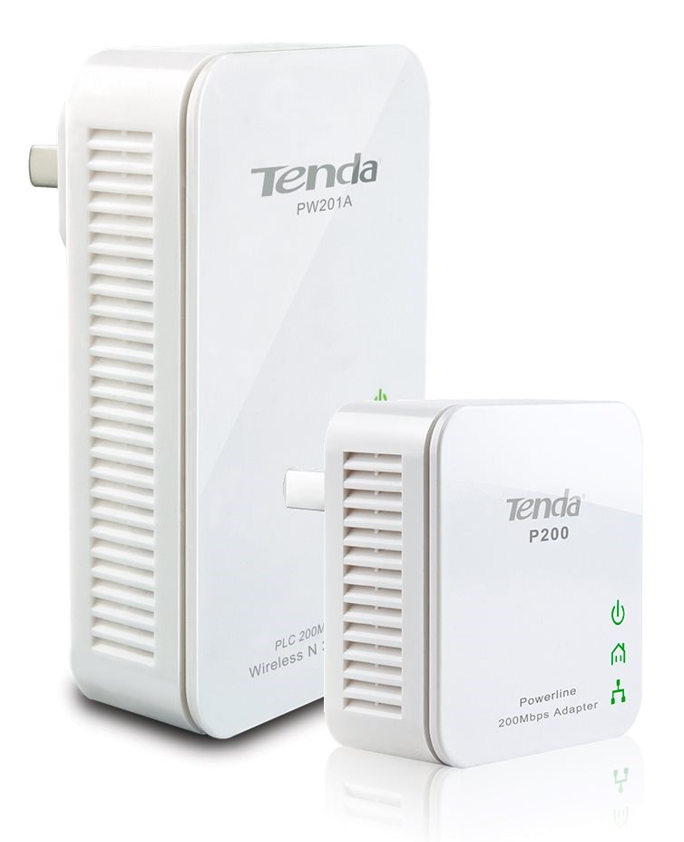KIT Adaptateur Tenda PW201CPL Format Nano 200Mbps + CPL WIFI 300MbpsA+P200