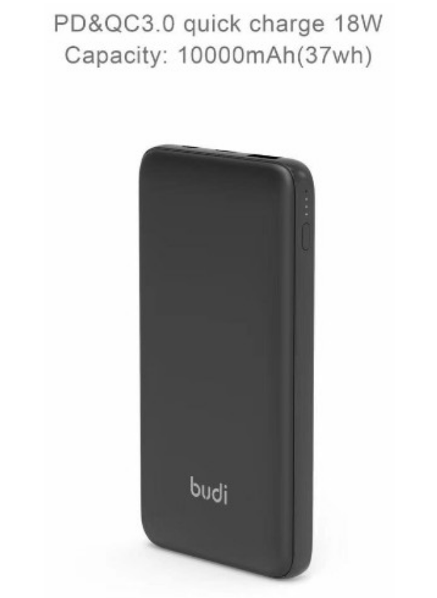 Power Bank Budi M8J086 10000mAH Noir
