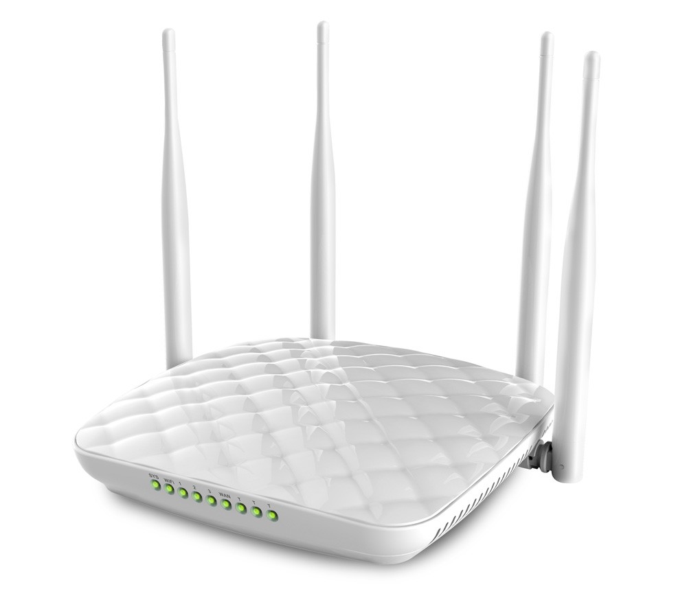 Tenda FH456 Points d'accès Routeur 300Mbps High Power - 4 Antennes