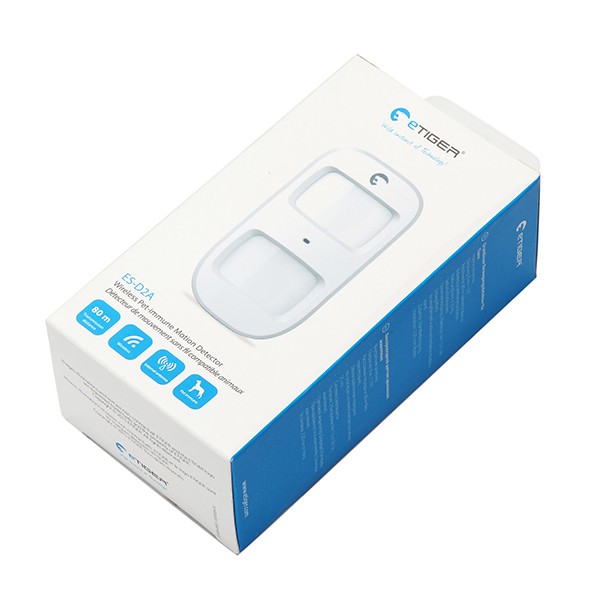 eTiger ES-D2A Détecteur de mouvement compatible animaux