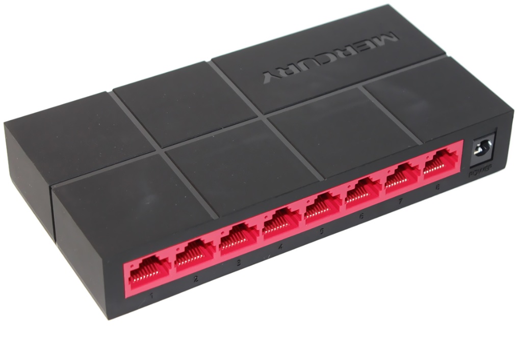 Swith Gigabit 10/100/100 - 8 Ports