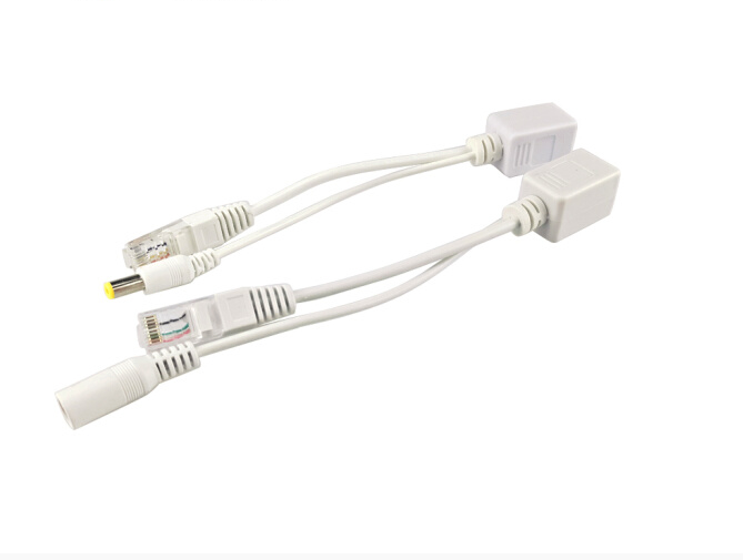 Câble Adaptateur et Séparateur POE pour Caméra, avec RJ45 Injecteur + Séparateur Kit