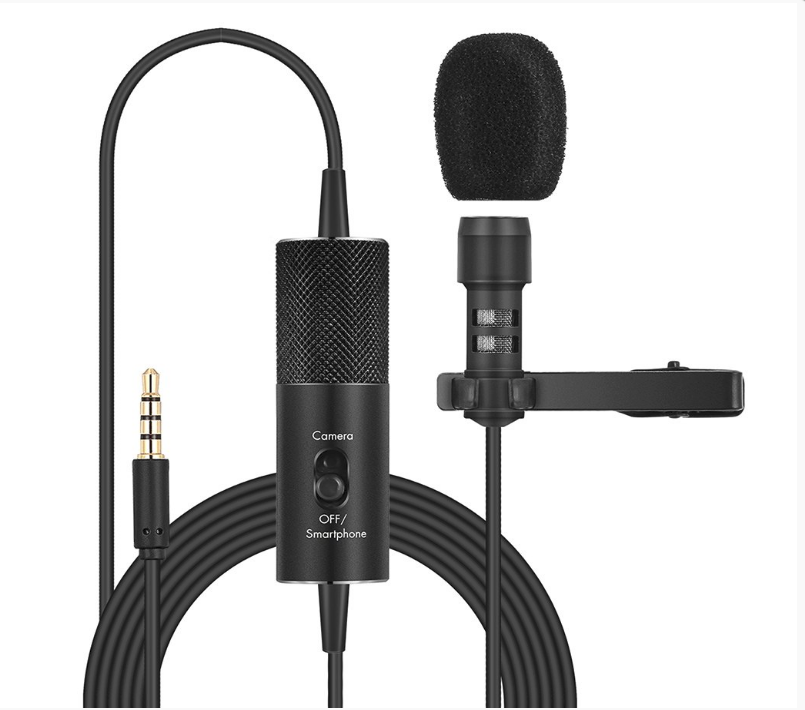 Microphone Câble R955S  Lavalier Multifonction Avec Câble Audio pour Conférences, Réunions.