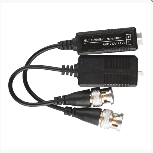 Kit de 2 emetteurs Video balun - AHD/CVI/TVI 600M