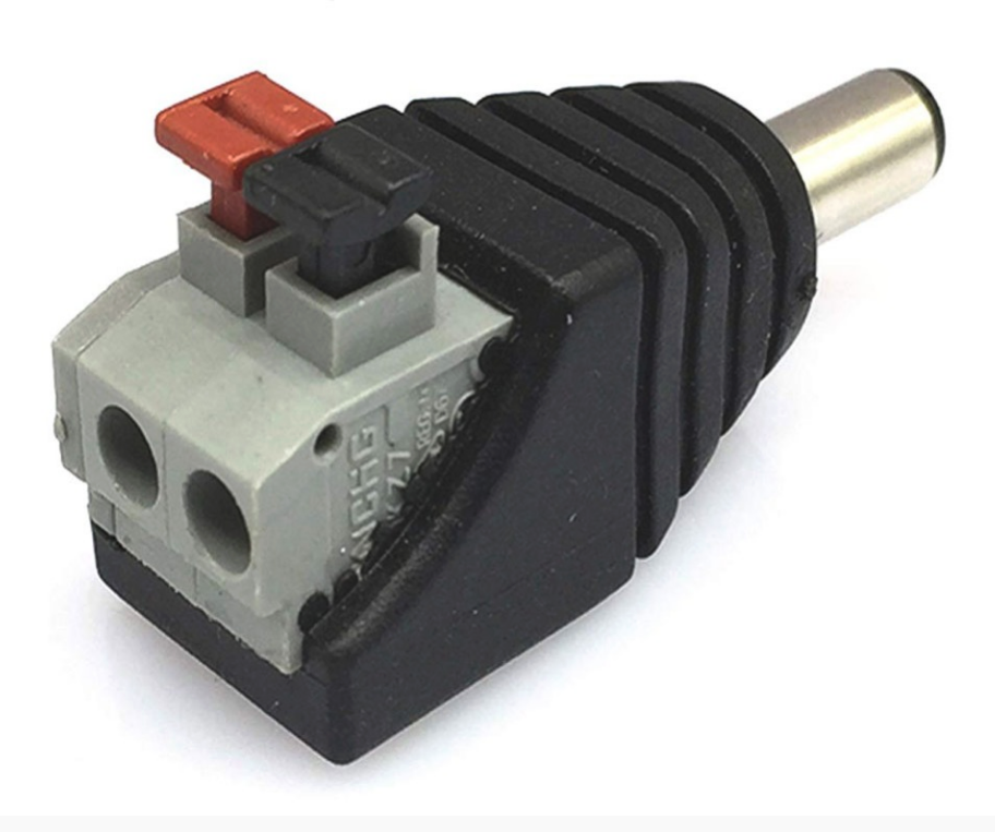 Connecteur DC  ronde mâle