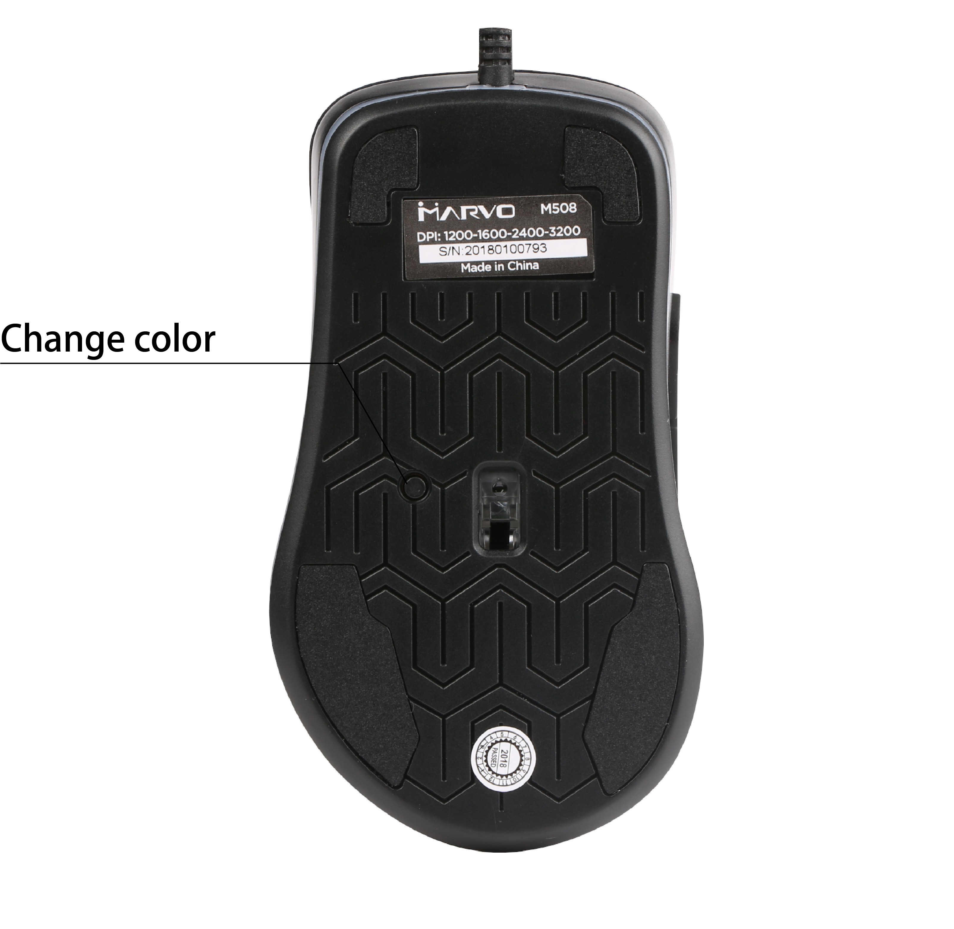 Souris Gamer Marvo M508 avec 6 boutons RGB