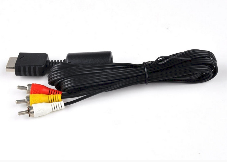 Câble AV pour PS2 et PS3 avec 3 RCA Câble TV, Offre vidéo et audio Haute qualité