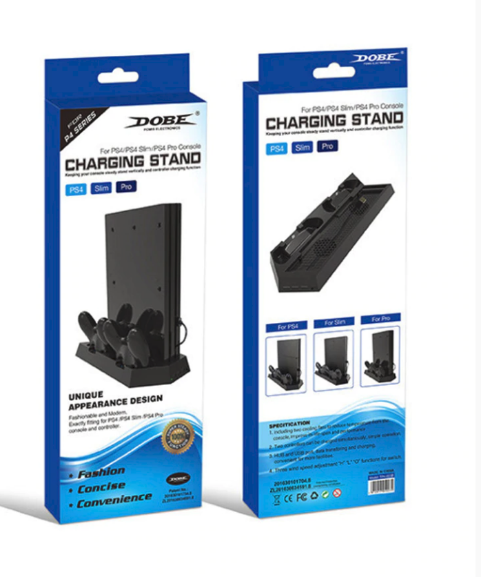 Double Station de Charge pour 2 Manette PS4 avec Ventilateur de Refroidissement