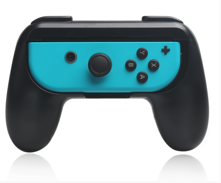 2 Poignées Manettes Joy-con, TNS - 851 Antidérapantes - Noir