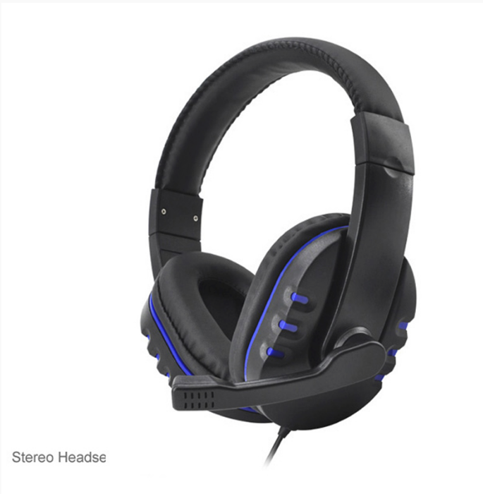 Pack 5 en 1 avec Micro-Casque Stéréo pour PS, Double dock de charge, support de stockage