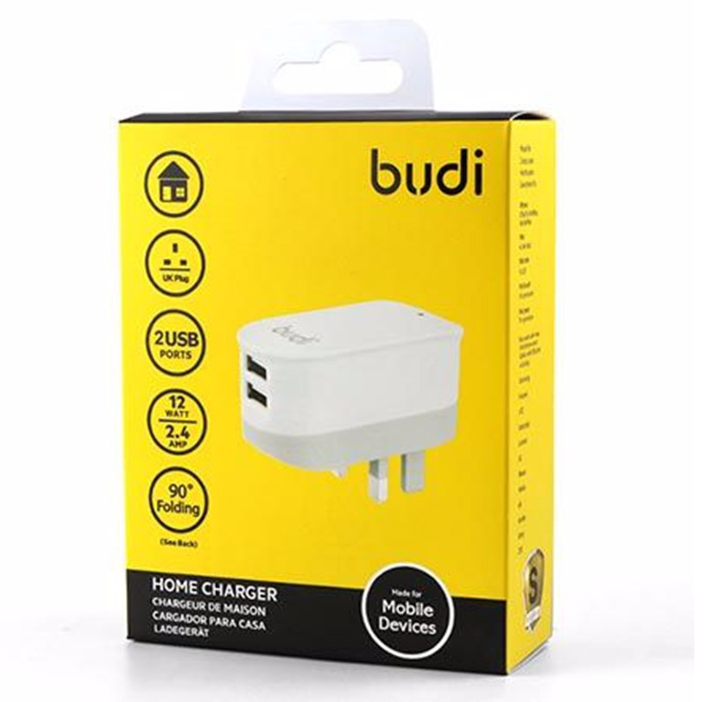 Chargeur Budi 2 Ports USB avec minuterie de temps