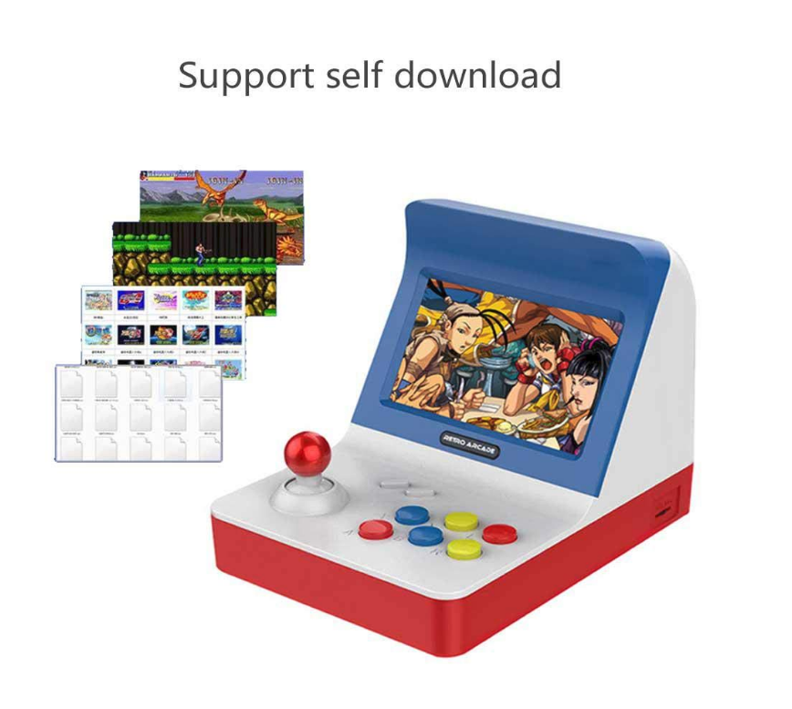 Console de jeu Mini Rétro Arcade 3000in1 avec Câble TV et 2 Manettes