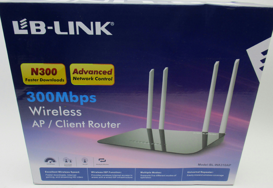 Point d'accés LB-LINK BL-WA310AP 300Mbps avec 4 Antennes