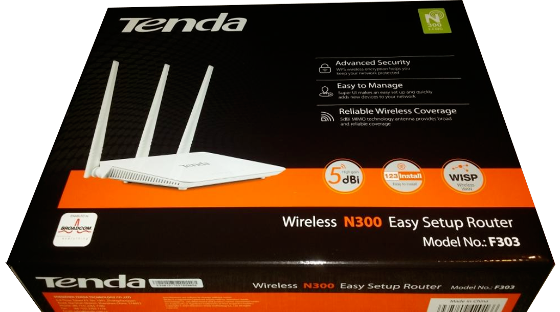 Point d'accès Tenda F303 300Mbps