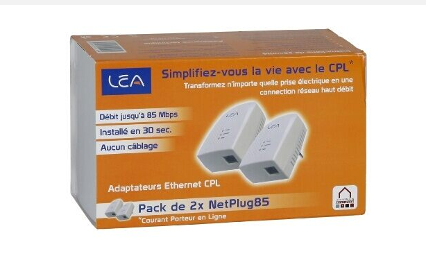 Kit 2 Adapatateurs CPL 85mbps