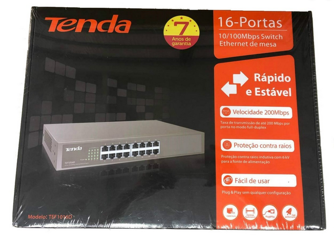 Switch 16-port 10/100 Rackable