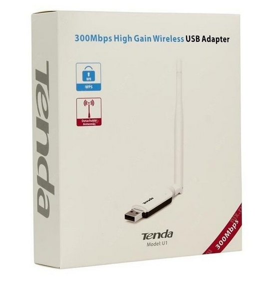 Tenda U1 Adaptateur USB Wi-Fi Utra Fast 300 Mbps