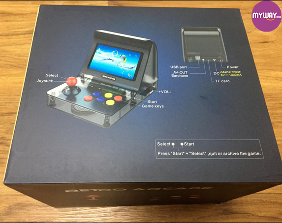 Console de jeu Mini Rétro Arcade 3000in1 avec 3000 jeu  Câble TV et 2 Manettes