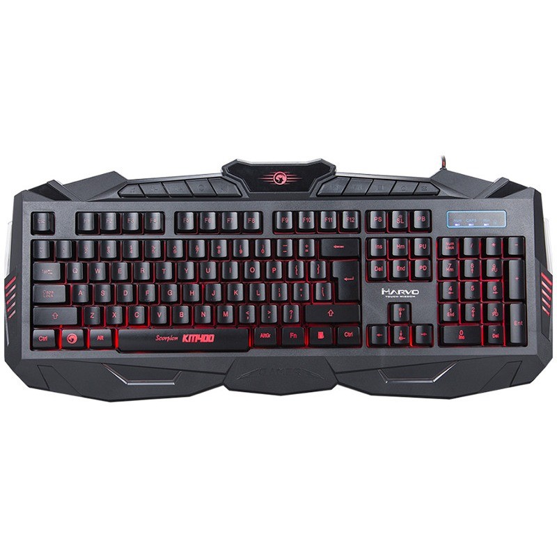 Pack Marvo KM400+G1 Clavier Rétro éclairé, Souris et tapis pour les gamers