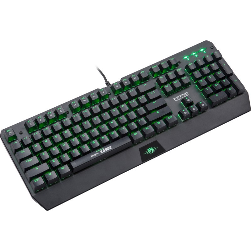 Clavier MARVO KG922 mécanique gamer rétro-éclairage vert éclatant
