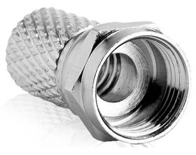 Fiche F pour cable satellite Small (sachet de 100 unités)