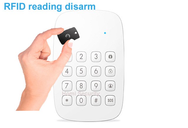 eTiger ES-K1A Clavier sans-fil et lecteur de badges pour alarme