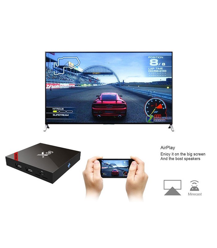 TV Box X96-W 2GB/16GO Amlogic S905W Quad Core
