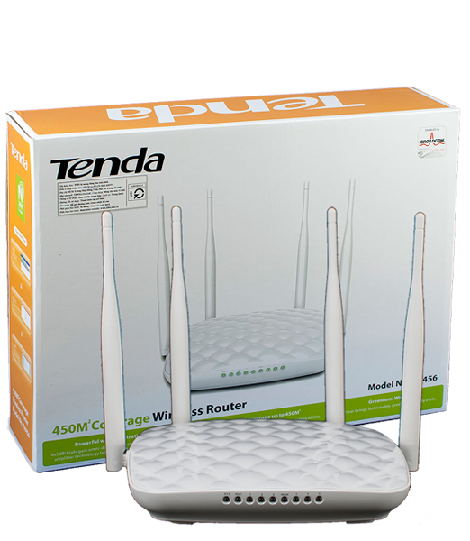 Tenda FH456 Points d'accès Routeur 300Mbps High Power - 4 Antennes - (liq)