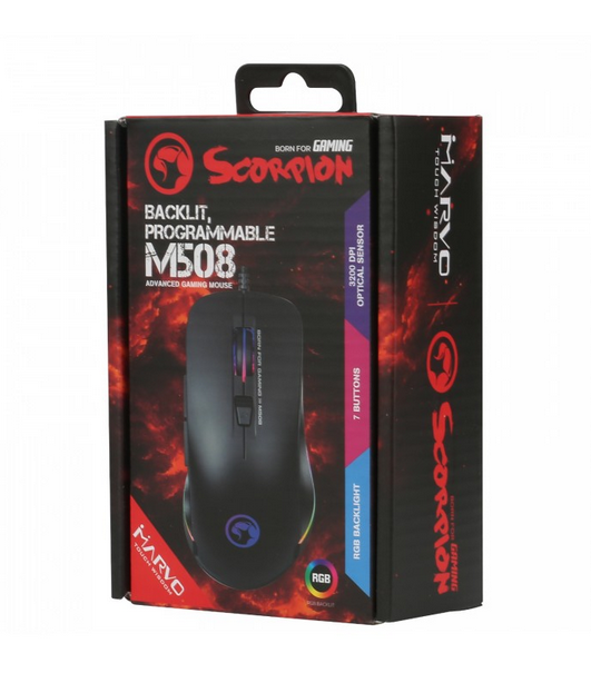 Souris Gamer Marvo M508 Programmable avec 6 boutons RGB