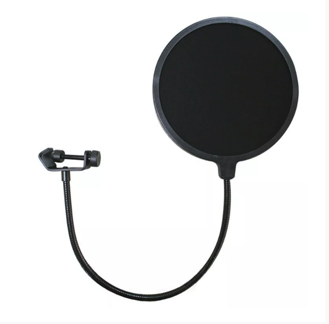 Filtre Anti-pop Protecteur Anti-bruit, Double couche pour Microphone, Avec Support Pivotant 360°