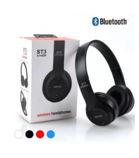 Casque Stéréo Bluetooth avec Lecteur pour carte mémoire