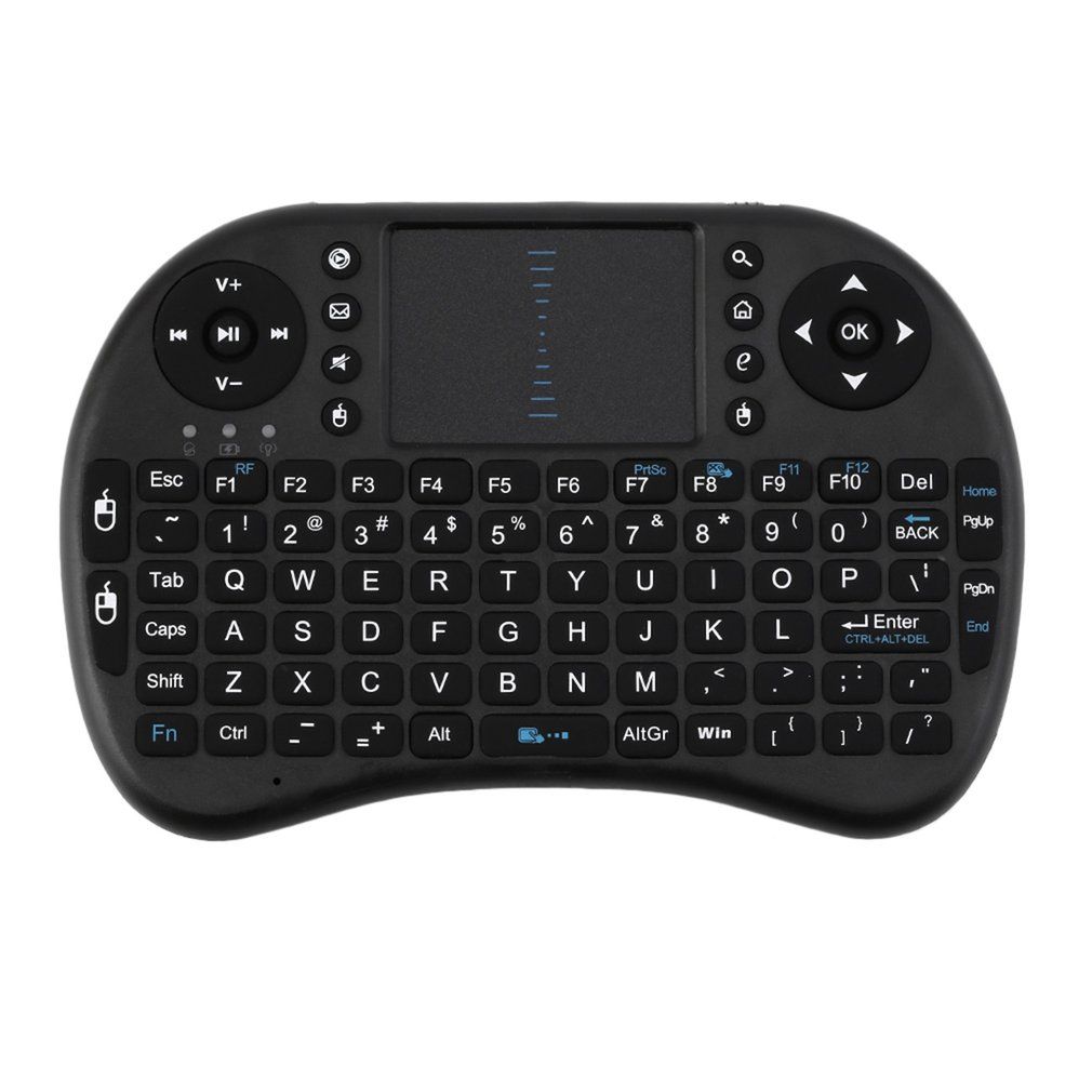 Mini clavier touchpad sans fil pour TV (clavier AZERTY rétro-éclairé)