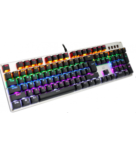Clavier Gamer Mécanique HP GK100  Switch Bleu avec Rétroéclairage RGB Résistant à l'oxydation et aux Rayures