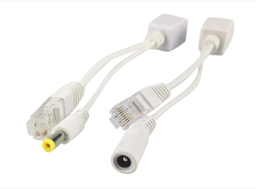 Câble Adaptateur et Séparateur POE pour Caméra, avec RJ45 Injecteur + Séparateur Kit