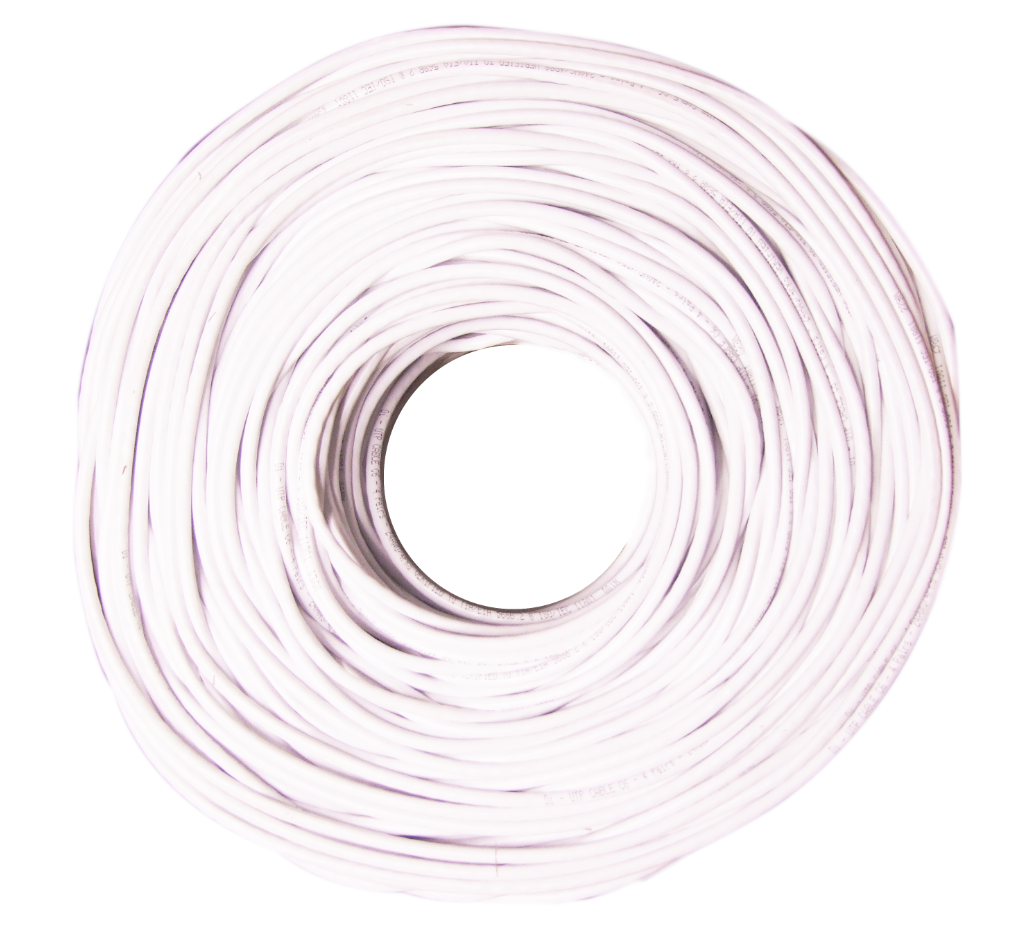 Bobine CAT6 Cable Reseaux 305m DI - Blanc