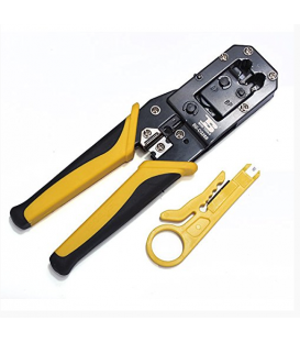 Pince pour RJ45, RJ11 (4 P, 6 P, 8 P) - (liq)