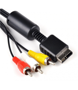 Câble AV pour PS2 et PS3 avec 3 RCA Câble TV, Offre vidéo et audio Haute qualité