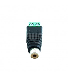 Fiche RCA Femele Avec Bornes à Vis Pour CCTV - (liq)