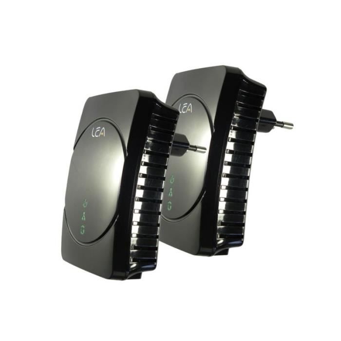 LEA NETPLUG200S Kit 2 Adapatateurs CPL 200mbps