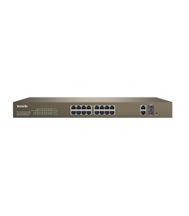 16-Port 10/100M + 2-Port Gigabit + 2 SFP Combo PoE - Tenda SMB