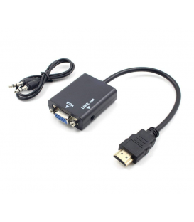 Adapteur HDMI - VGA + Audio - (liq)