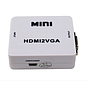 Adaptateur HDMI2VGA pour TV, PC, PS3 Support HD 1080P-Blanc