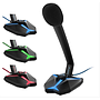 Microphone Gamer G33 USB avec Des Indicateurs LED et  Un Bouton Mute, Compatible avec Windows/macOS