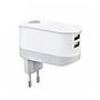 Chargeur Budi 2 Ports USB avec minuterie de temps